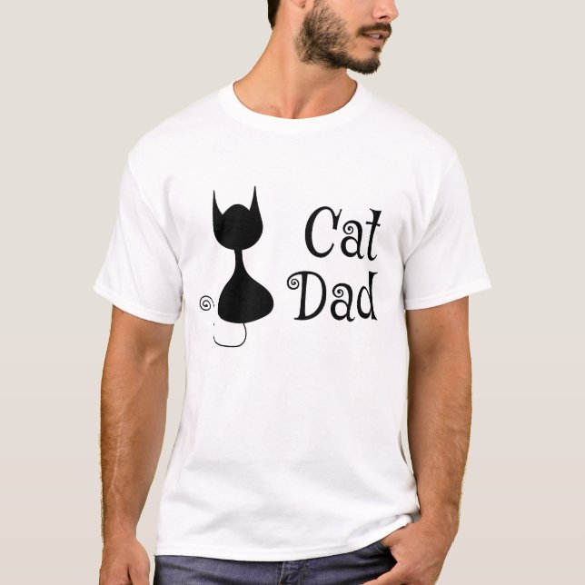 Cat Pappa T Shirt (Framsida)