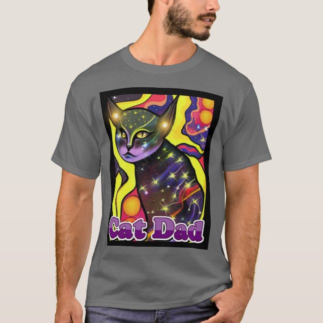 Cat Pappa- T Shirt (Framsida)