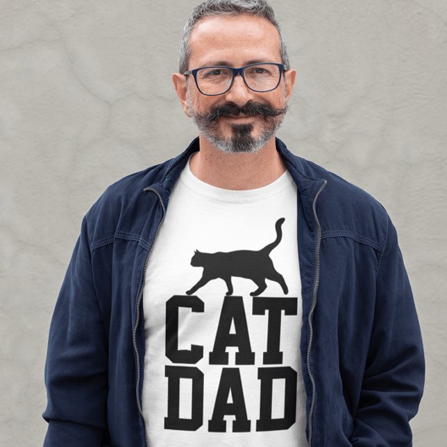 CAT PAPPA T-tröjor T Shirt (Skapare uppladdad)