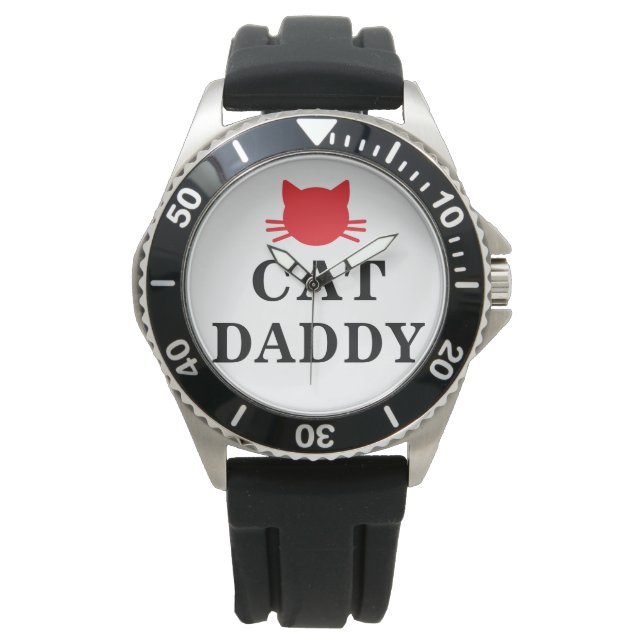 Cat Pappa Watch Armbandsur (Framsida)