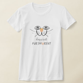 CAT PARENT, CAT MAMMA, CAT PAPPA - LYCKLIG CAT SMI T SHIRT