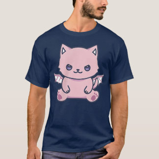 Cat Pastel Goth Cute Kawaii Aesthetic Lover Owner T Shirt