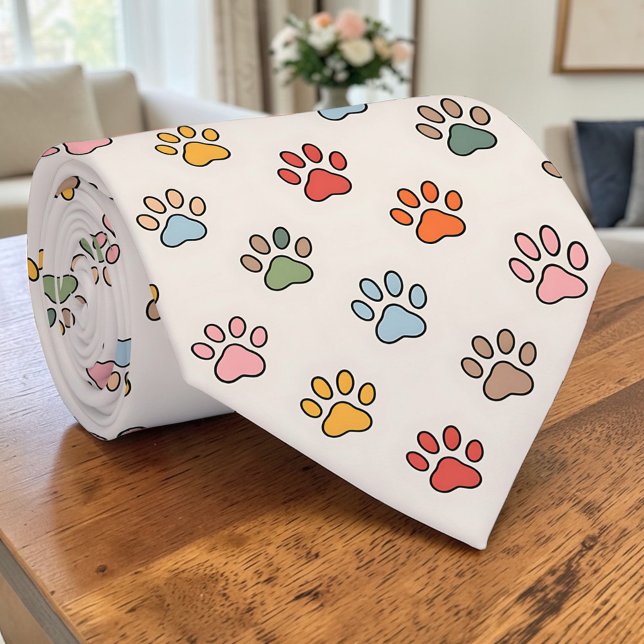 Cat Paw Retro Custom Tie Slips (Skapare uppladdad)