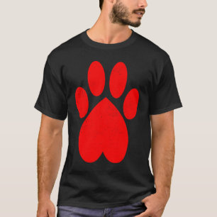 Cat Paw Skriv ut pulsslag Cute Veterinary Technici T Shirt