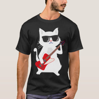 Cat Pay Bass guitar T Shirt