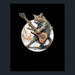 Cat Pay Guitar Sten Cat Heavy Metall Cat Mus Poster<br><div class="desc">Cat Spela Guitar Sten Cat Heavy Metall Cat Music Cat Cat</div>