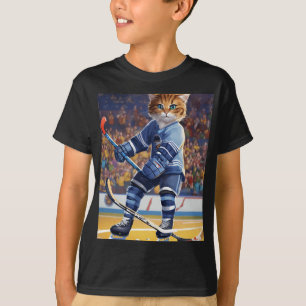 Cat Pay Hockey Kids' Basic T-Shirt
