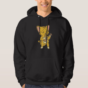 Cat Pay Ukelele Coola Kitten Uke Artist Hoodie