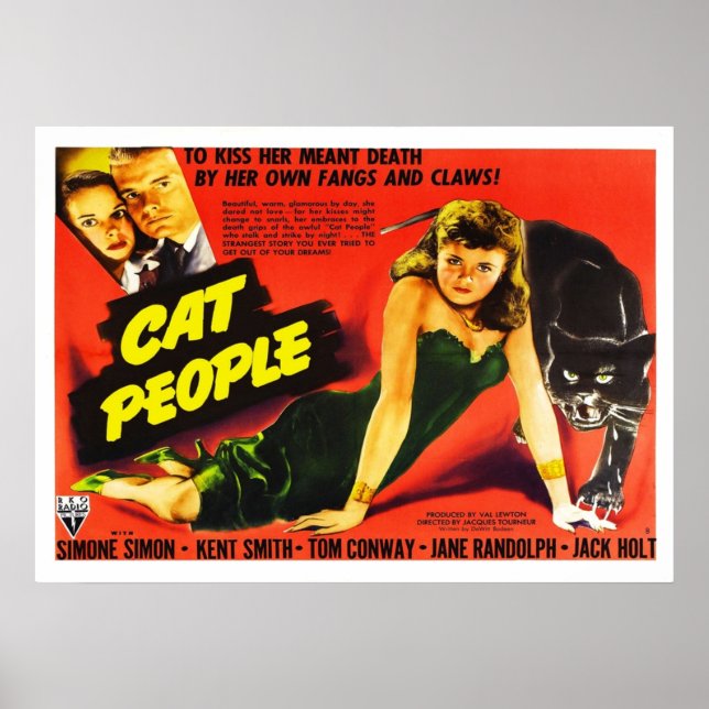 Cat People 1942 2 Poster (Framsidan)