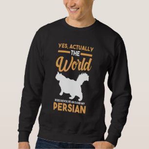 Cat Persian 1 Lång Ärmad Tröja