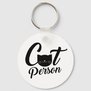 Cat Person Nyckelring