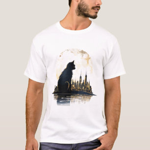 Cat Pet Animal Beauty Nature City Discovery T Shirt