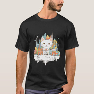 Cat Pet Animal Beauty Nature City Discovery T Shirt
