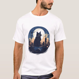 Cat Pet Animal Beauty Nature City Discovery T Shirt