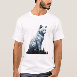 Cat Pet Animal Beauty Nature City Discovery T Shirt