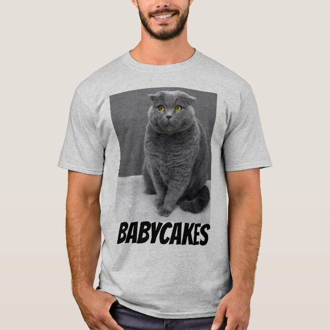 CAT PET-ANPASSNINGSBAR T-SHIRTS - LÄGG TILL PETS P (Framsida)