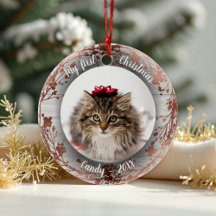 Cat Pet First jul Photo Wreaths Ro folier