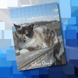 Cat Pet Photo,Family Natt, Roligt Anpassningsbar G Pussel