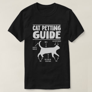 Cat Petting Guide Cats älskare T Shirt