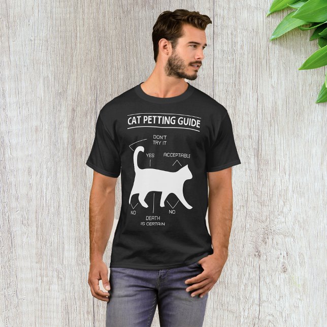 Cat Petting Guide T Shirt (Skapare uppladdad)