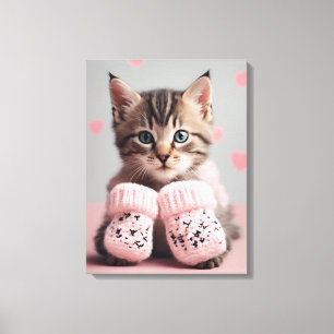 Cat Photo Art Canvastryck