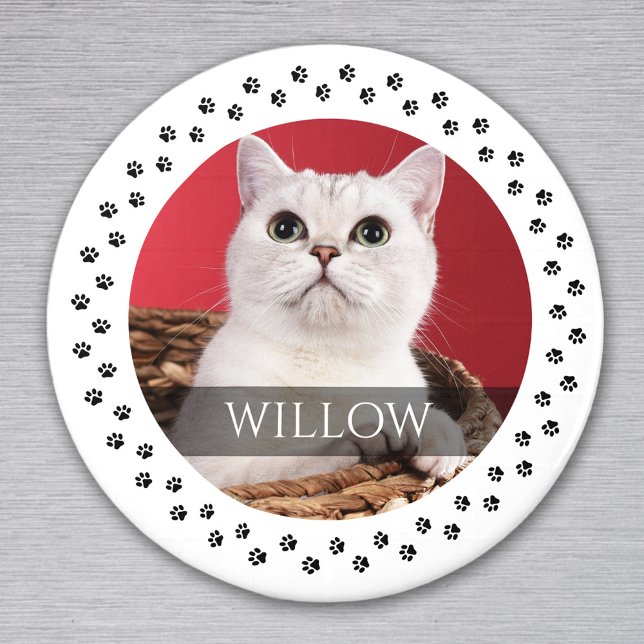 Cat Photo Magnet - Personlig Pet Keepsak (Skapare uppladdad)