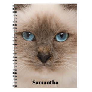 Cat Photo Namn Anteckningsbok