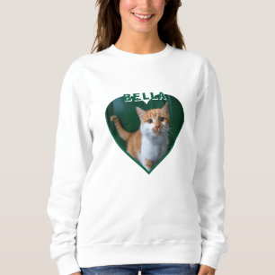 Cat Photo Namn Heart Cat Owner T-Shirt