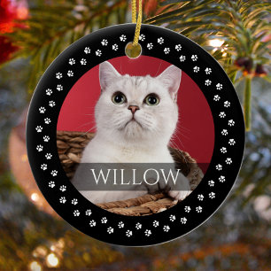 Cat Photo Ornament - Personlig Pet Keepsak