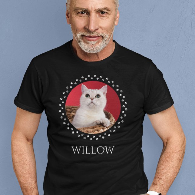 Cat Photo Shirt - Personlig Pet Gift T-Shirt (Skapare uppladdad)