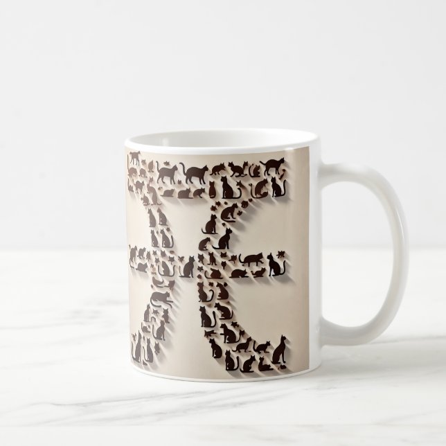 Cat Pi Kaffemugg (Höger)