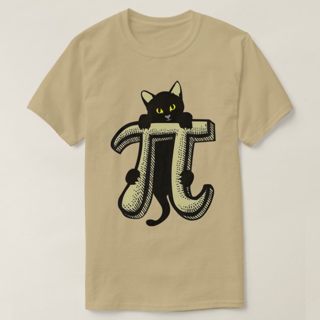 Cat Pi Teacher Student Cat Lovers Gift Pi Day T Shirt (Design framsida)