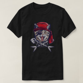 Cat Pirat Funny Cat Pirat Gift kapten Cat T Shirt