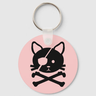 Cat Pirat Keychain Nyckelring