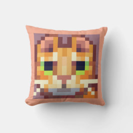 Cat, Pixel Art, pixelart Kudde