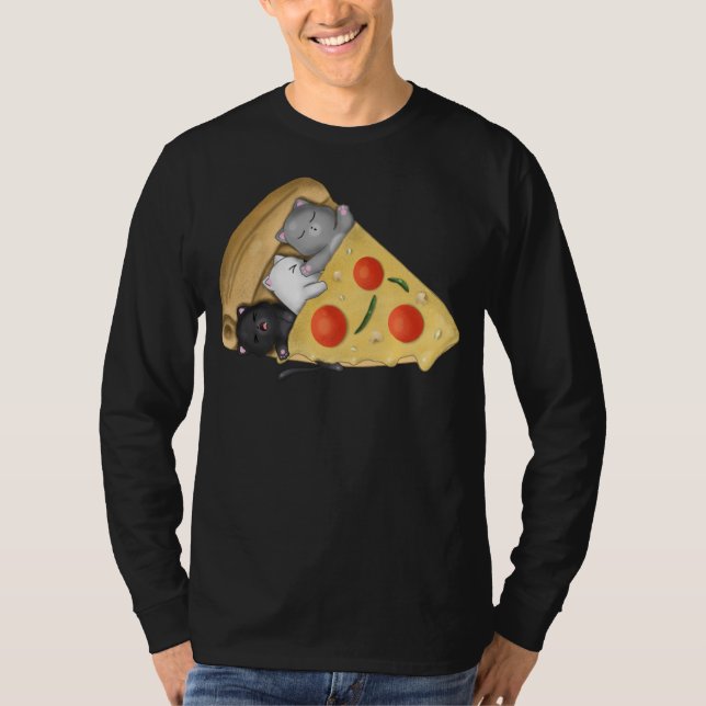 Cat pizza t shirt (Framsida)