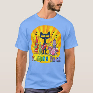 Cat Play Guitar Shirt Kritor Music Funny Cat T