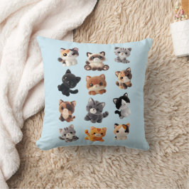 Cat Plush Leksak-samling Kudde
