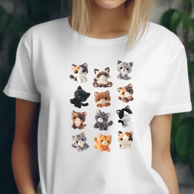 Cat Plush Leksak-samling T Shirt (Skapare uppladdad)