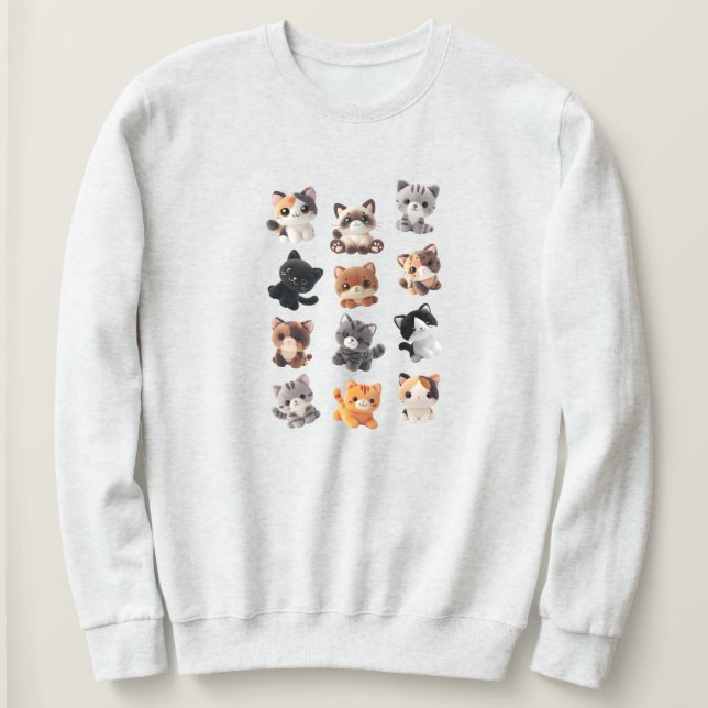 Cat Plush Leksak-samling T Shirt (Design framsida)