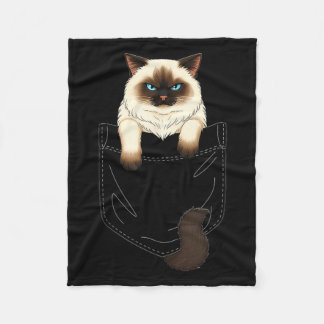 Cat Pocket Matching Cat And Owner Clothes Ragdoll  Fleecefilt