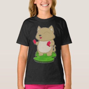 Cat Poker-kort T Shirt