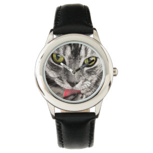 Cat Porträtt Armbandsur