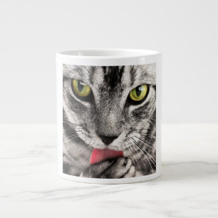 Cat Porträtt Jumbo Mugg