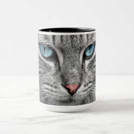 Cat Porträtt-kaffe Mugg
