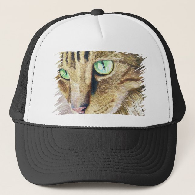 Cat Porträtt Keps (Framsida)