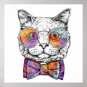Cat Porträtt Poster