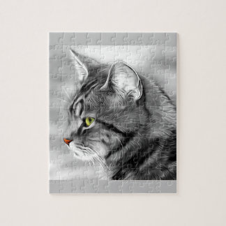 Cat Porträtt Pussel