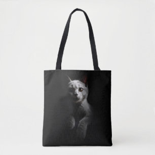 Cat Porträtt Tygkasse