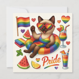 Cat Pride Tassar Cat-inspirerat Pride LGBTQ Inbjudningar